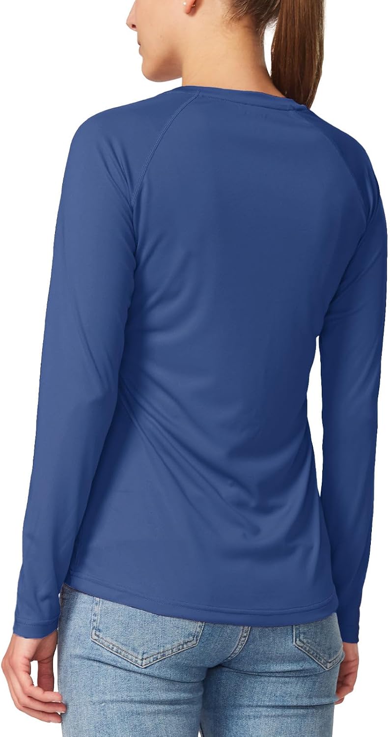 baleaf Women's UPF 50+ Sun Shirts Long Sleeve Stretchy Quick Dry | Lightweight, Rash Guard, UPF 50+ Sun Protection, Breathable Comfort material for Hking Workout, Excellent for hot weather