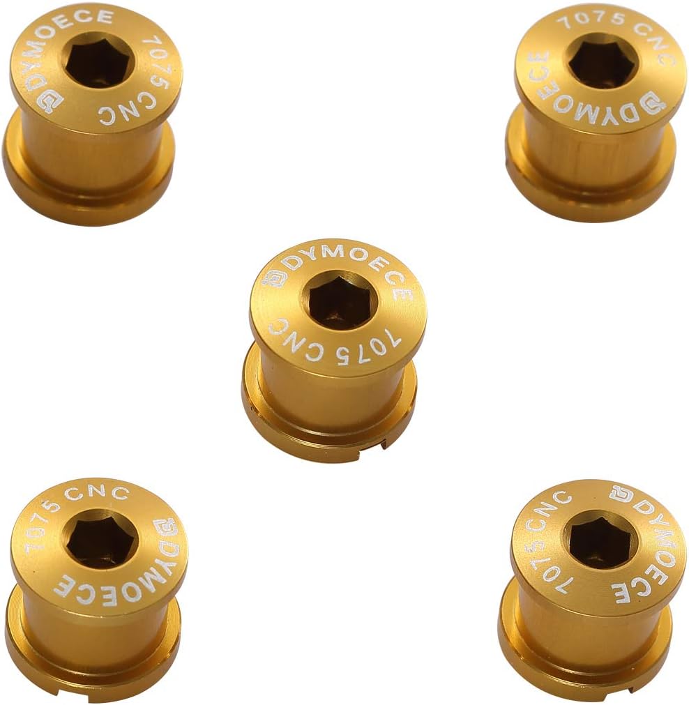 Double Chainring Bolts 7075 Aluminum Alloy for Road MTB M8 Crankset | Bike Chainring Bolts Anodized Anti-Corrosion CNC Machined