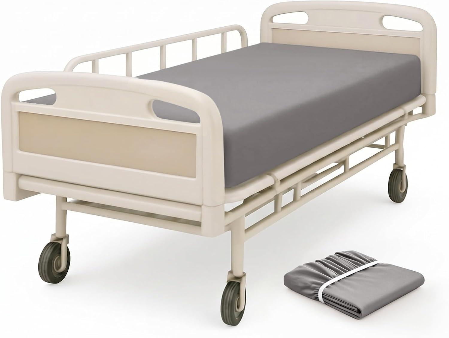 VACVELT 4 Pack Hospital Bed Fitted Sheet, 36x80 12-Inch Pocket, Pink | Premium Microfiber Fabric, 360-Degree Elastic, Skin-Friendly, Wrinkle Resistant, Machine Washable, For Home Hospital Beds