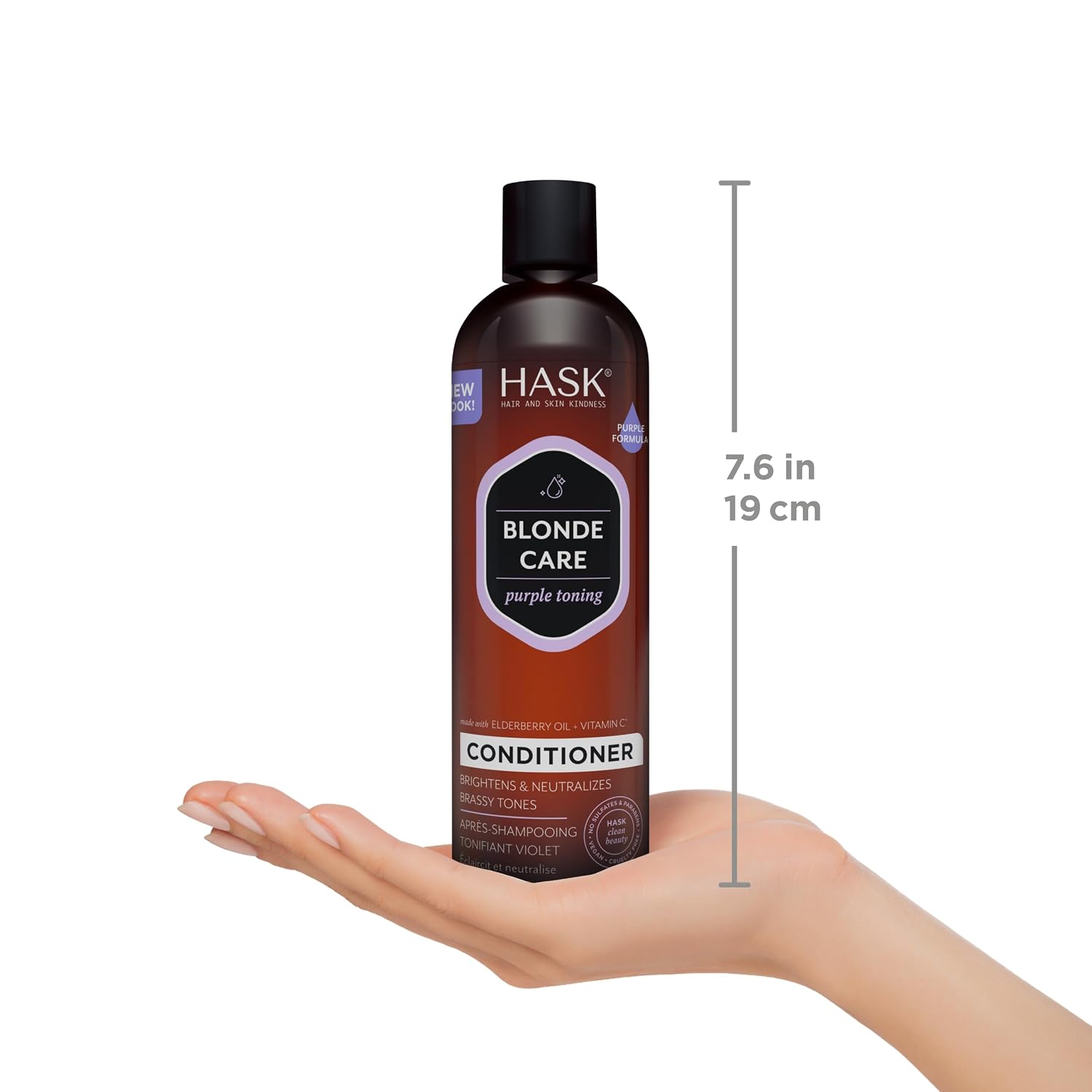 HASK Biotin Boost Thickening Shampoo + Conditioner Set | Adds Fullness, Strengthens, Volumizes, Sulfate-Free, Paraben-Free, Gluten-Free, Color Safe | 12oz each