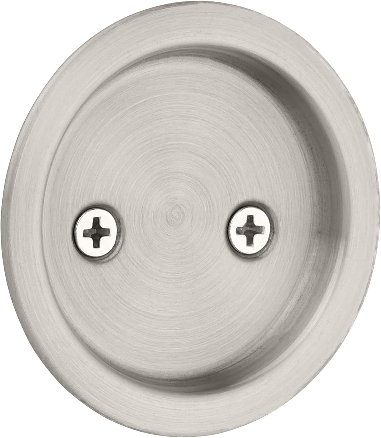 Kwikset 334 Round Hall/Closet Pocket Door Lock in Antique Nickel