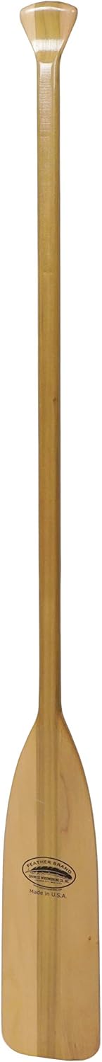 Attwood Wooden Canoe Paddle, Ergonomic Grip, Premium Wood Construction, Protective Finish