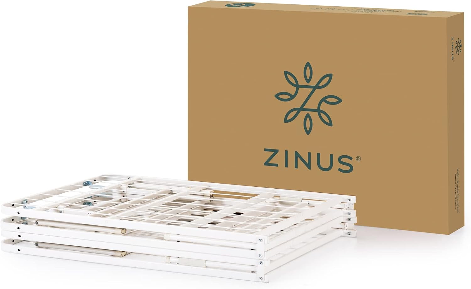 Zinus SmartBase Tool-Free Assembly Mattress Foundation, 14 Inch Metal Platform Bed Frame, No Box Spring Needed, Sturdy Steel Frame, Underbed Storage, Black, Queen