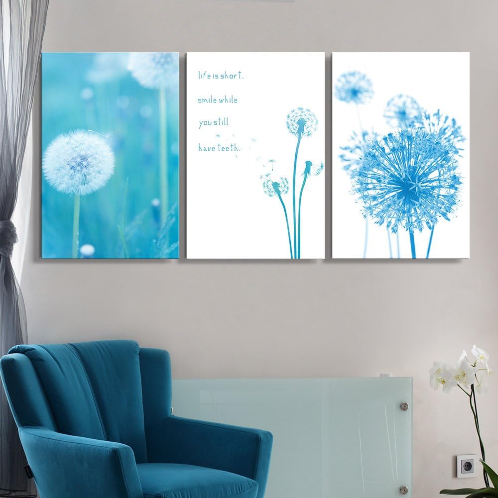 wall26 Canvas Prints Wall Art - Ocean Themed 3 Panel Wall Art with Wave,Anchor and Rudder - 16"x24" x 3 Panels
