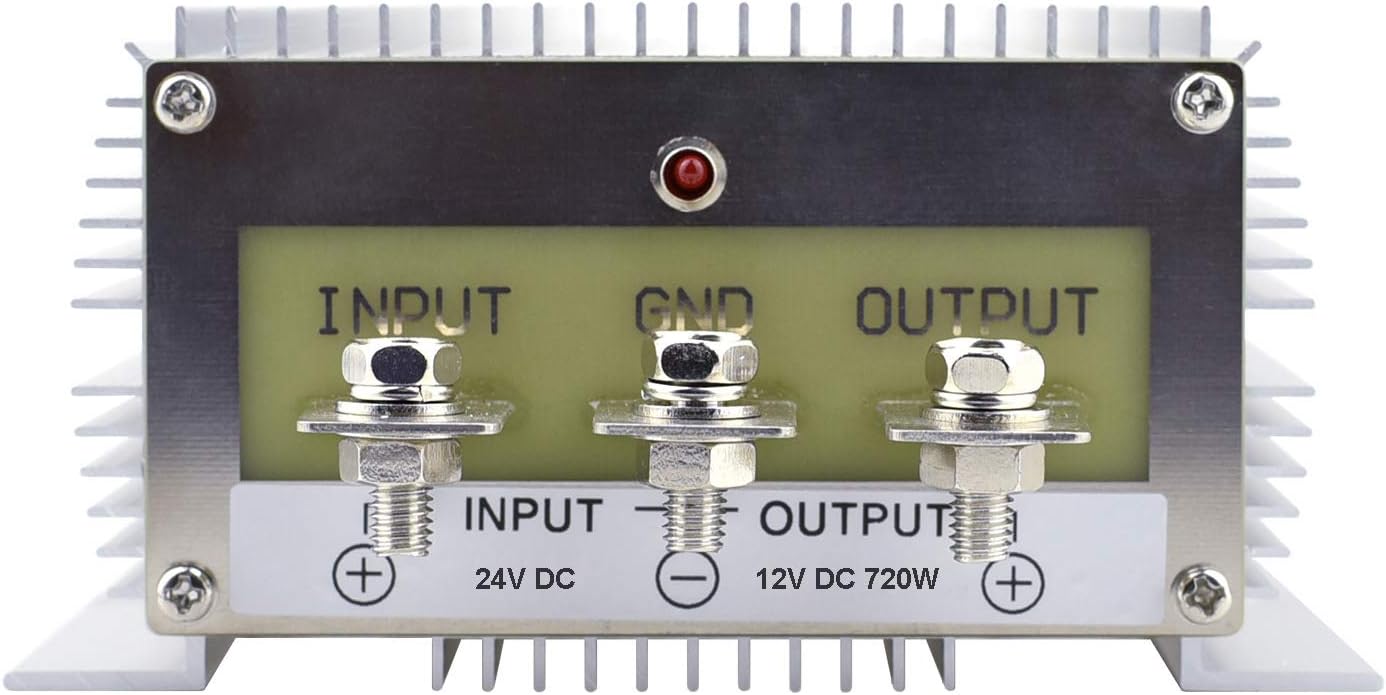 DC 24V to 12V 40A 480W Buck Transformer Waterproof Step-Down Voltage Converter Regulator