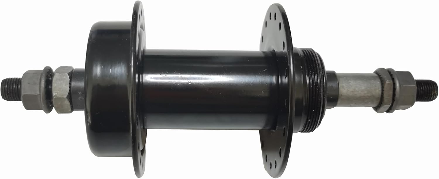 Bicycle Rear Hub Assembly 36 Holes, Disc Brake, Rear Width 135mm, Bicycle Wheel Part Rear Bike Hub (Black)