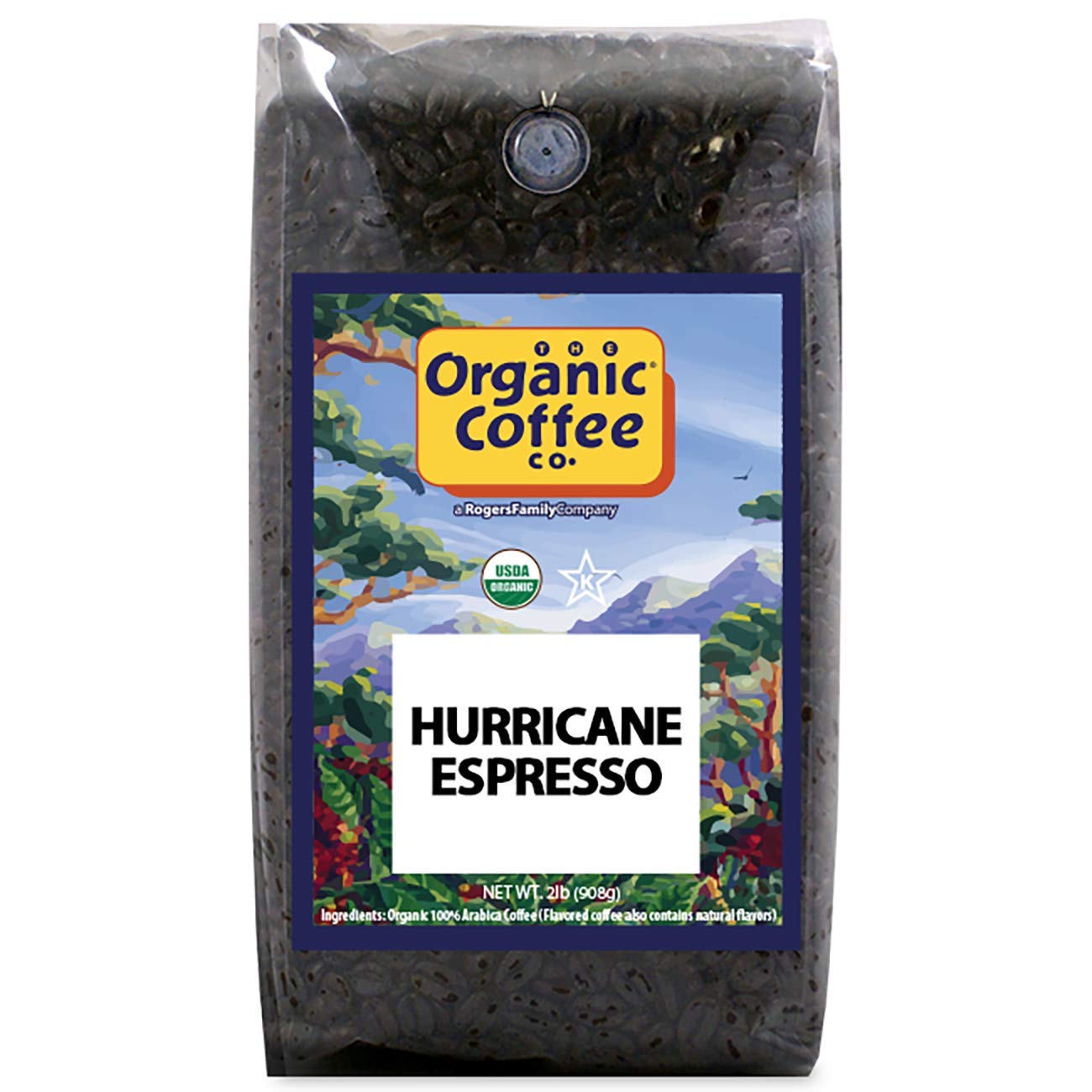 The Organic Coffee Co. French Roast Whole Bean Coffee, 2 lb bag