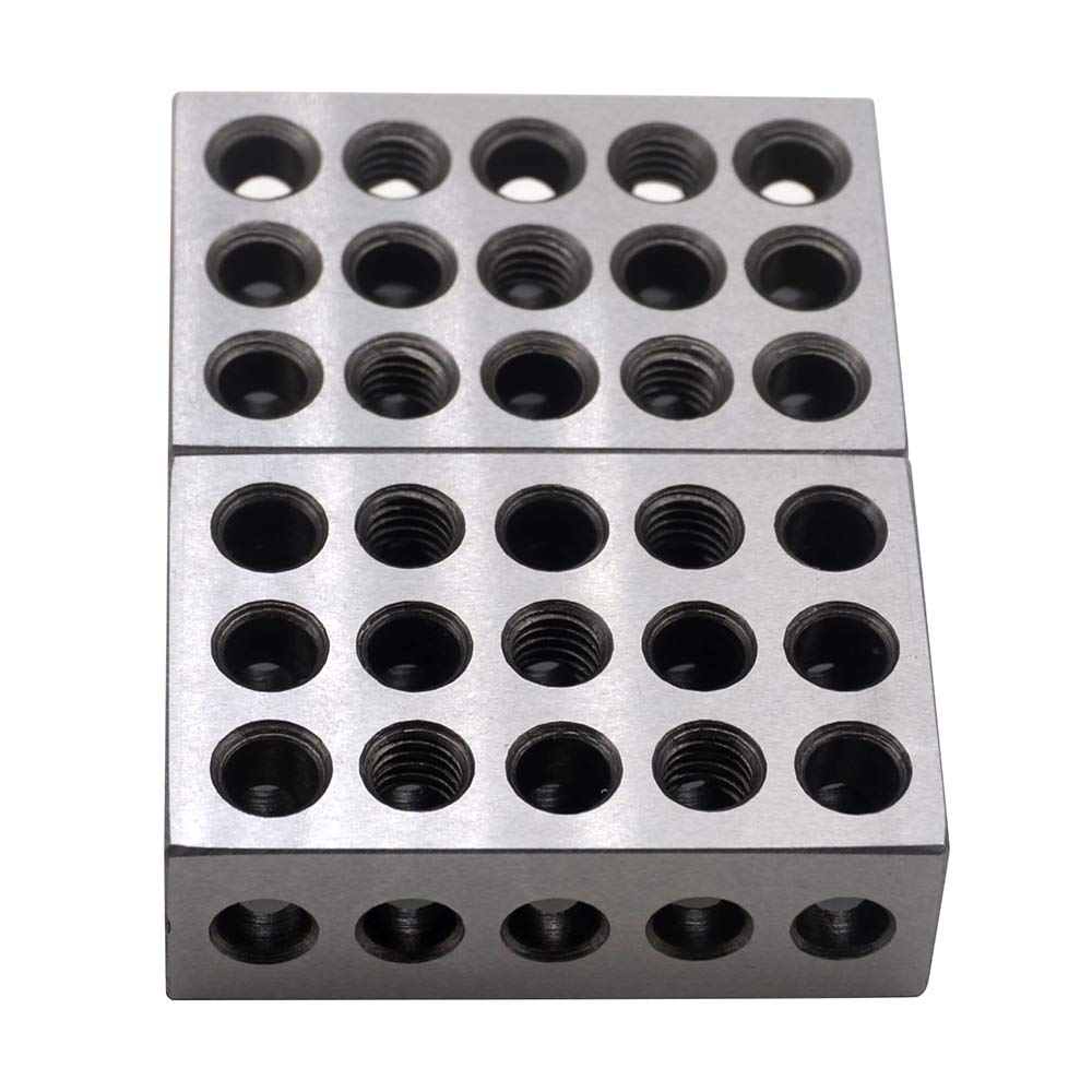 Oudtinx 1-2-3 Blocks Matched Pair Hardened Steel 23 Holes