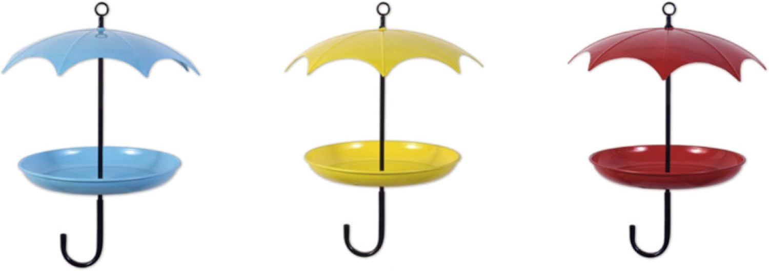 Sunset Vista Designs for the Birds Umbrella-Shaped Bird Feeder, 13-Inch, Yellow