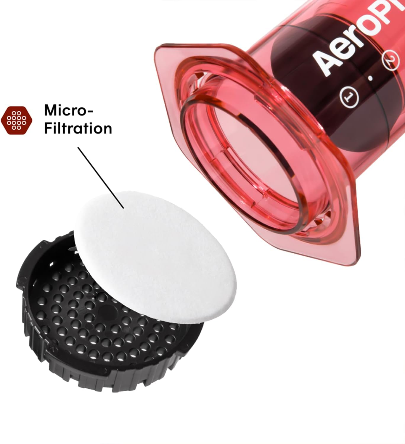 AeroPress Original Coffee Press, French Press, Pour-Over & Espresso Style | All-in-One Manual Coffee Maker, 2-Minute Brew, Less Bitterness, More Flavor, Portable, Travel & Camping