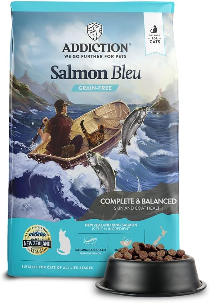 Addiction Viva La Venison Grain-Free Dry Cat Food - with Premium Venison to Support Muscle Development & Maintenance - High-Protein Recipe with Chicken & Low Carb - Made in New Zealand - 4lbs