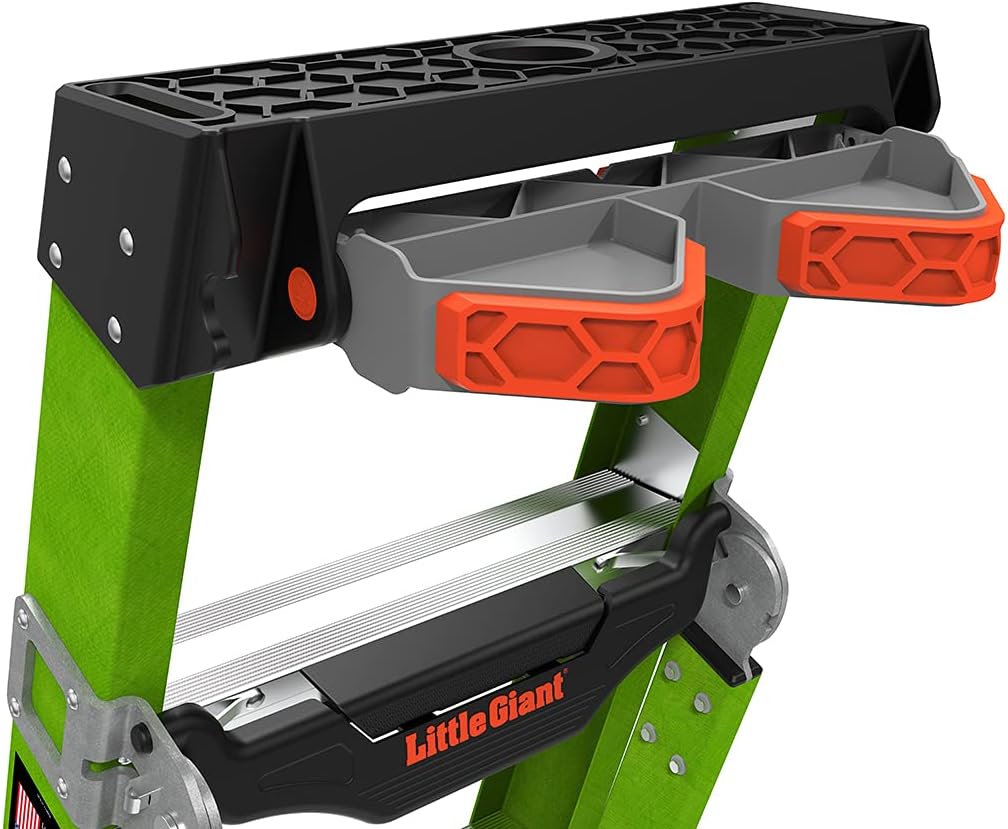 Little Giant King Kombo, 6 ft Fiberglass Multi-Position Ladder, 13906-001