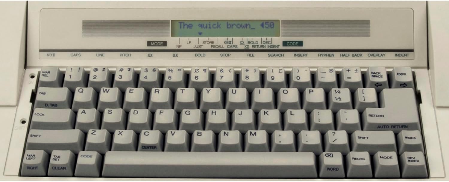 ROYAL 69147T Scriptor II Typewriter, White