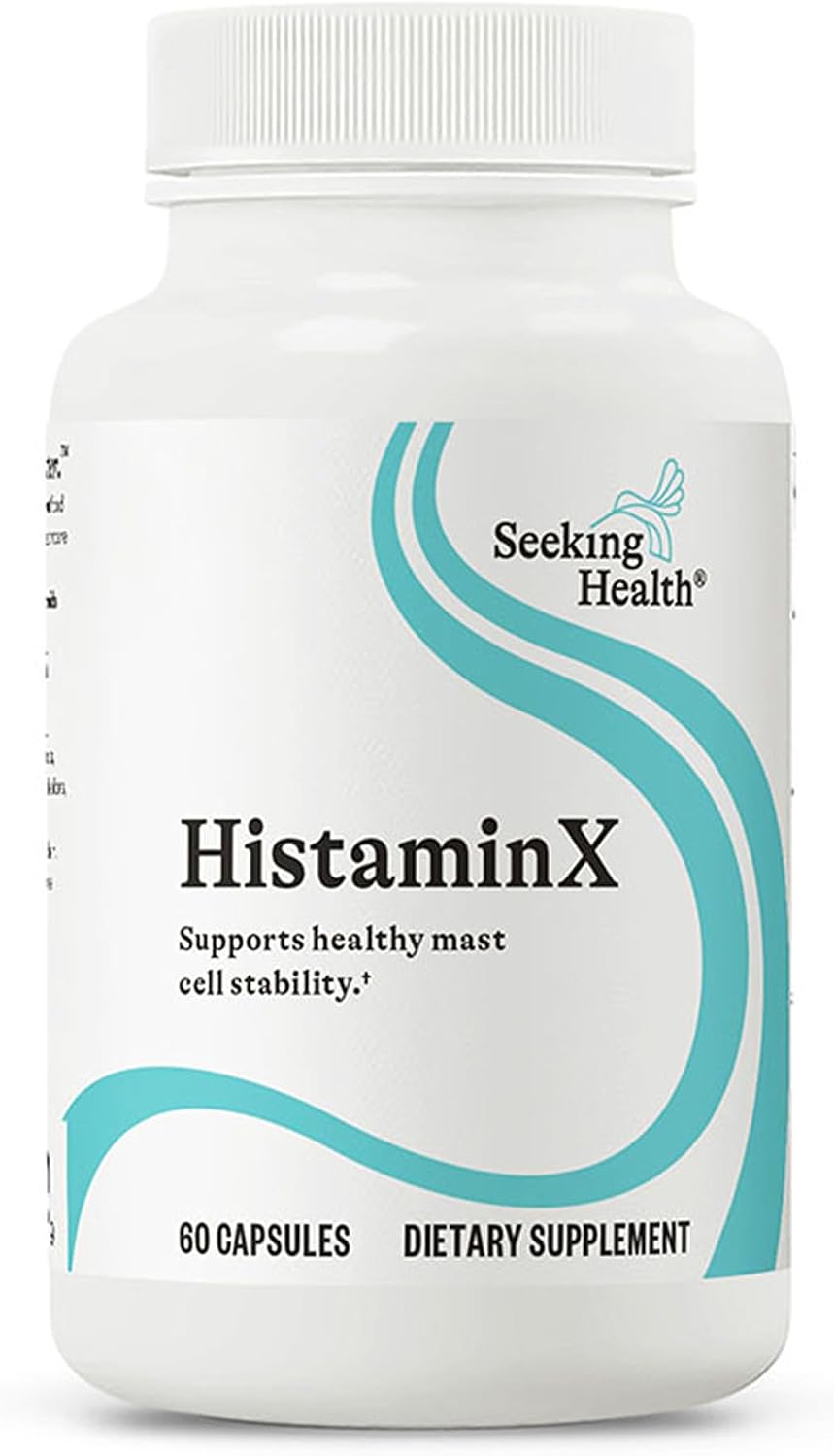 Seeking Health HistaminX - Supplement with Bromelain & Flavonoids - Formula Aids Healthy Swelling Responses & Seasonal Comfort - Support Immune