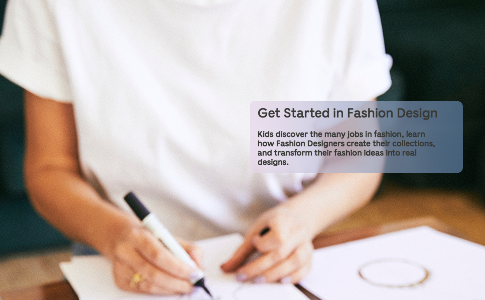 fashion design for kids teens sketching fashion become a fashion designer teenagers sewing catwalk