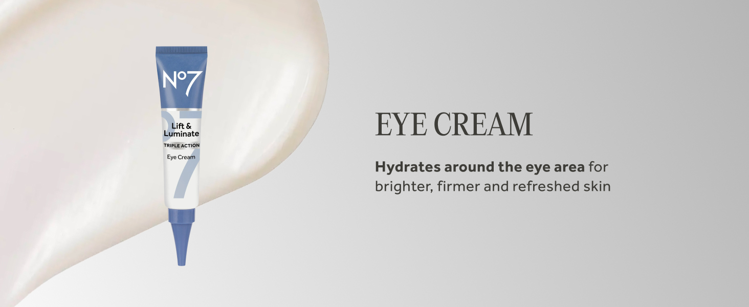 No7 Lift and Luminate Triple Action Face Serum Vitamin C, Pro Retinol, Hyaluronic Acid