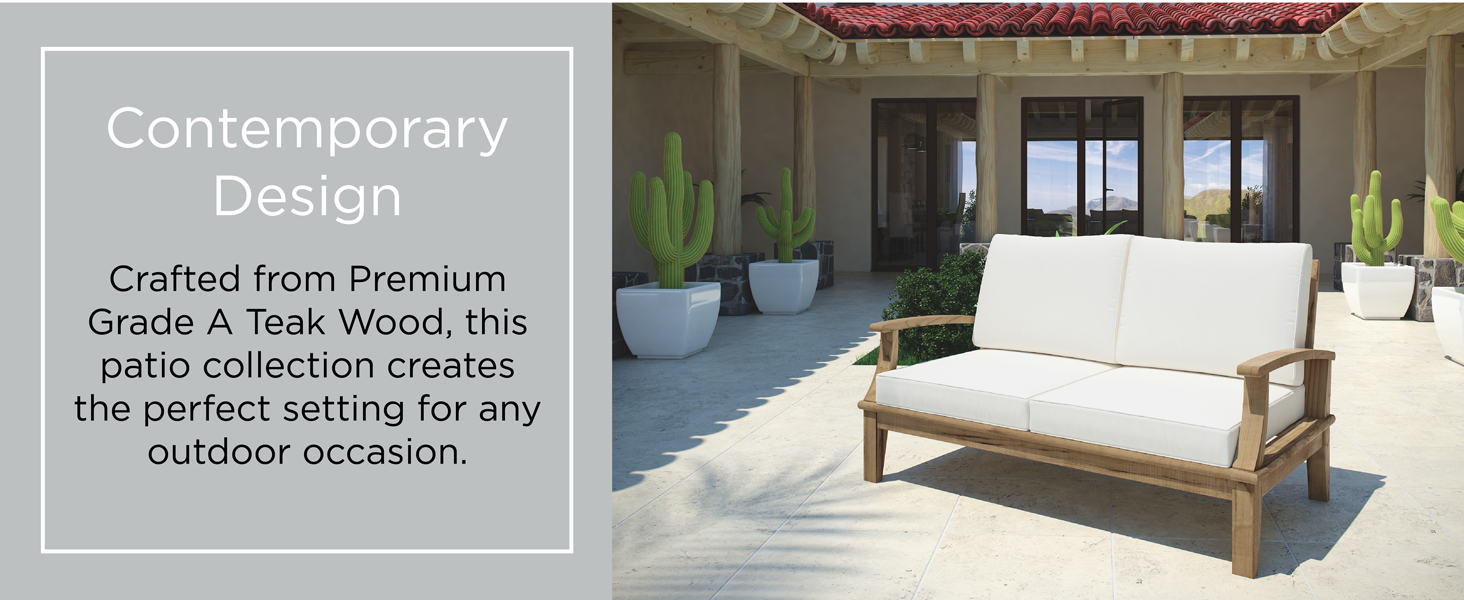 luxurious solid,long-lasting,construction,all-weather cushions,natural ability,wood outdoor
