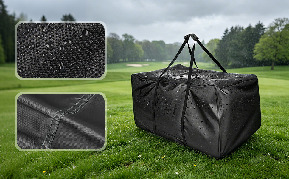 Golf Push Cart 4-Wheels Bag, Folding Golf Cart Bag, Golf Pull cart Bag