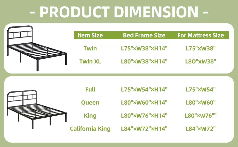queen metal bed frame twin size bed frame