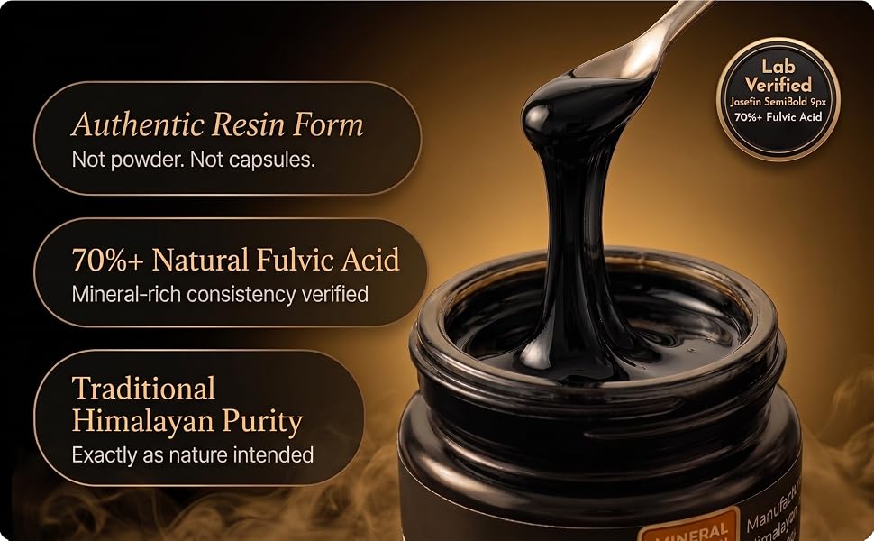 Gold Grade Shilajit Resin
