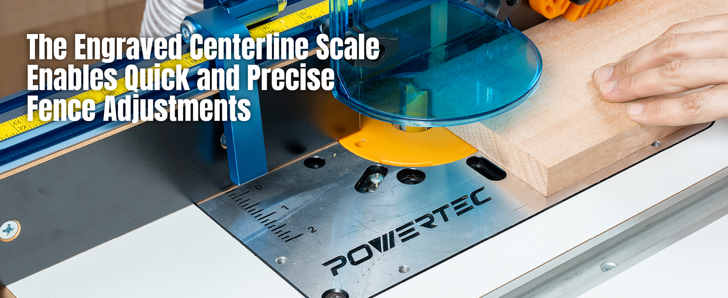 Engraved centerline scale
