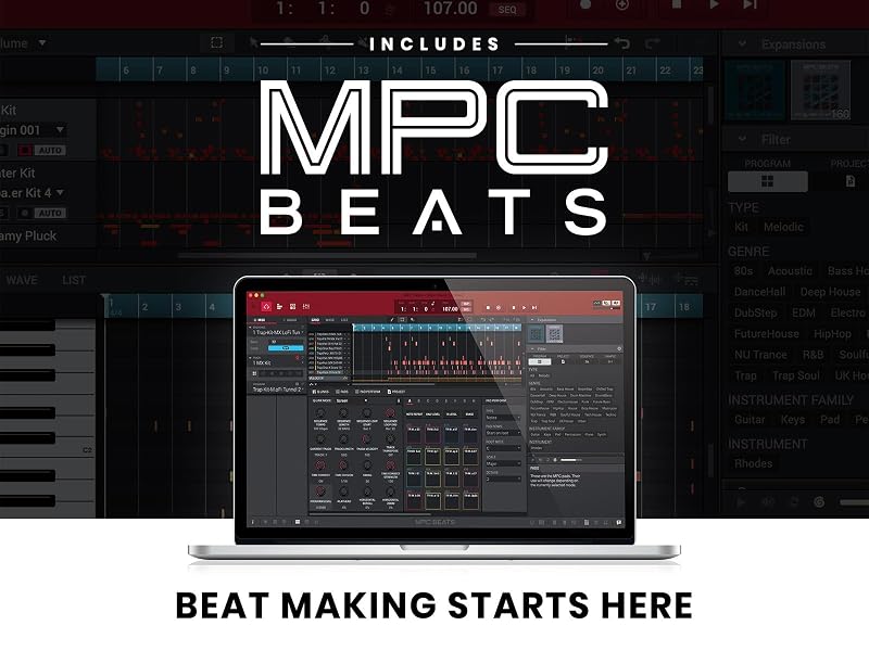 MPC Beats Software complete with the essential production tools from the MPC Series