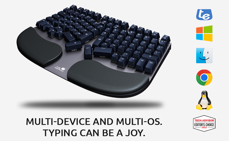 Multi-Device and Multi-OS. Typing can be a Joy.