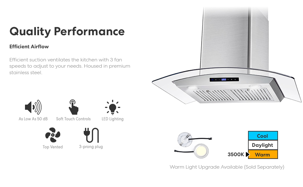 cosmo, cosmo range hood, range hood, 668wrcs75