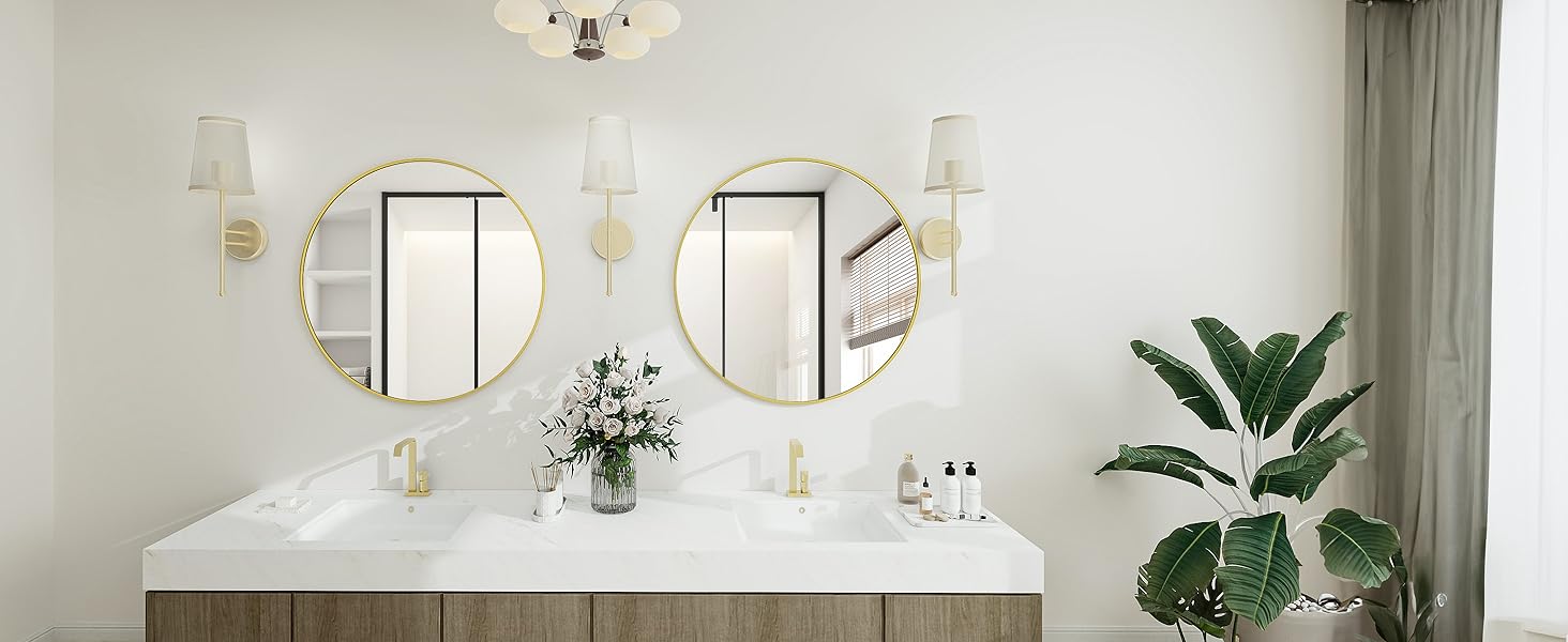 bathroom mirrors for wall