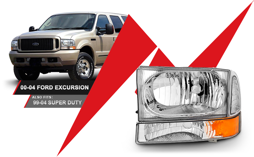 111081 Ford Excursion Headlamp