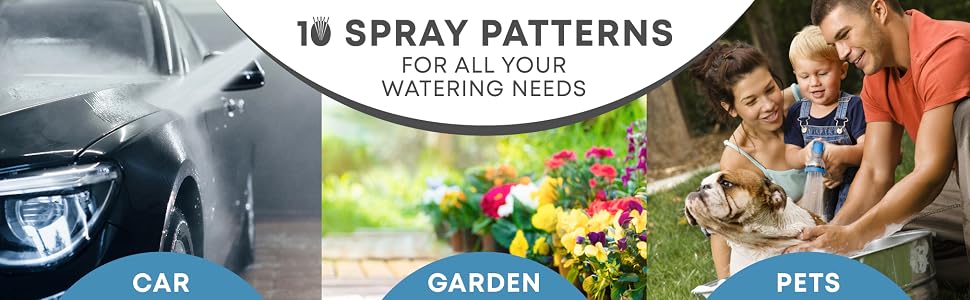 10 Spray Patterns