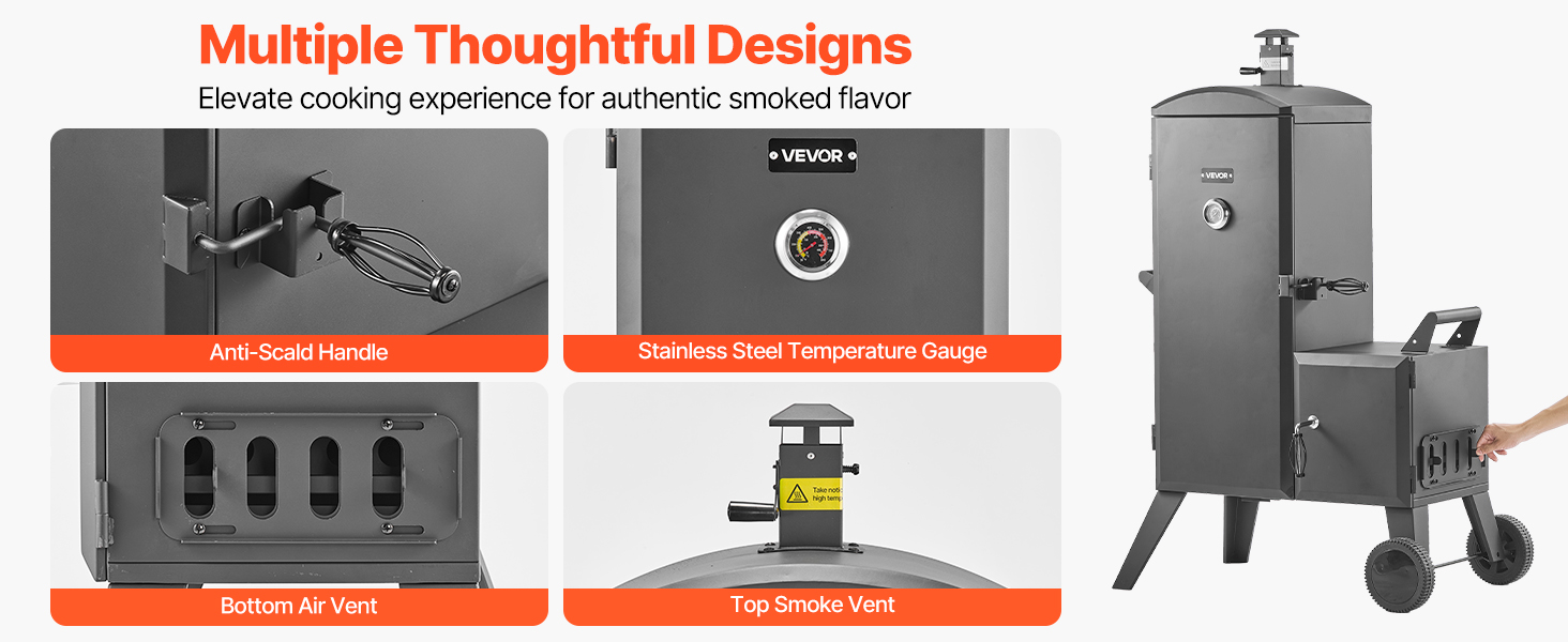 Charcoal smoker