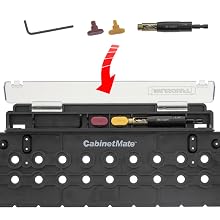 Milescraft 1316 cabinetmate cabinet mate shelf pin jig wood working tool accessories