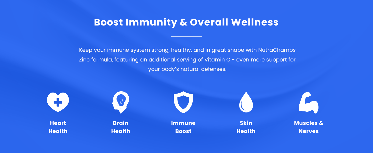 Heart, Brain health, immune boost, muscles and nerves