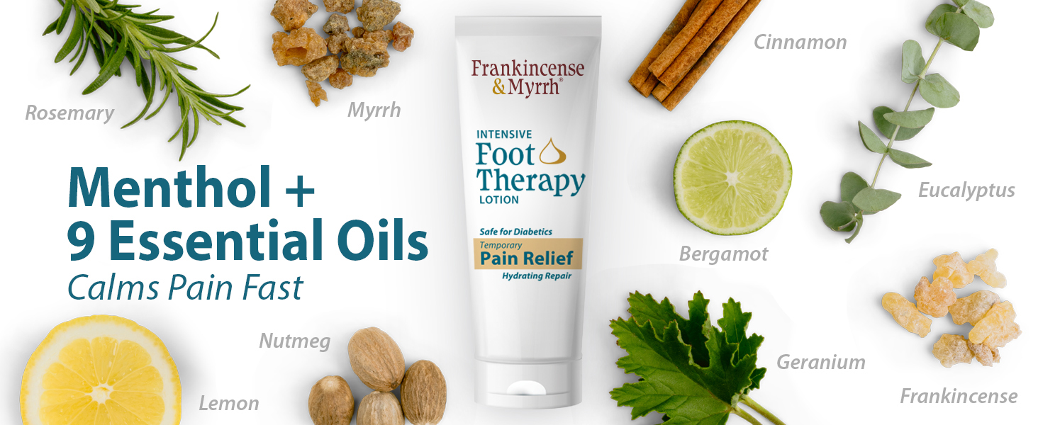 frankincense &amp; myrrh intensive foot therapy lotion