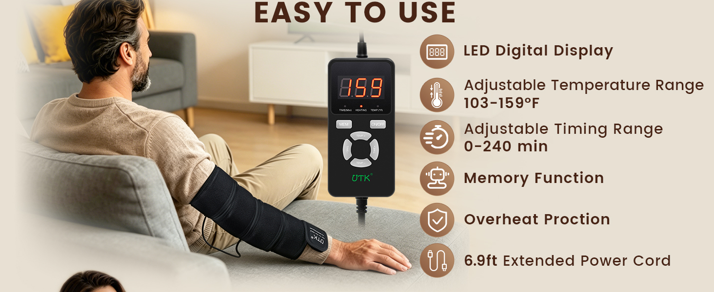 UTK Infrared heating pad for arm joint