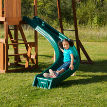 slides for kids, toddler slide, curved slide, swing set slide, plastic slide, Side Winder Slide