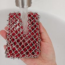 cast iron cleaner chainmail scrubber lodge