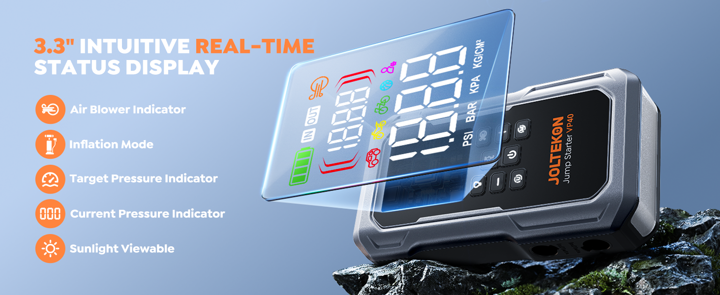 portable car jump starter with air compressor