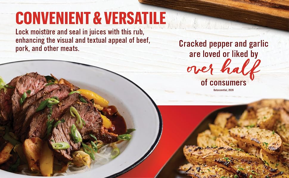 Lawry&amp;#39;s Cracked Pepper, Garlic &amp;amp; Herb Rub