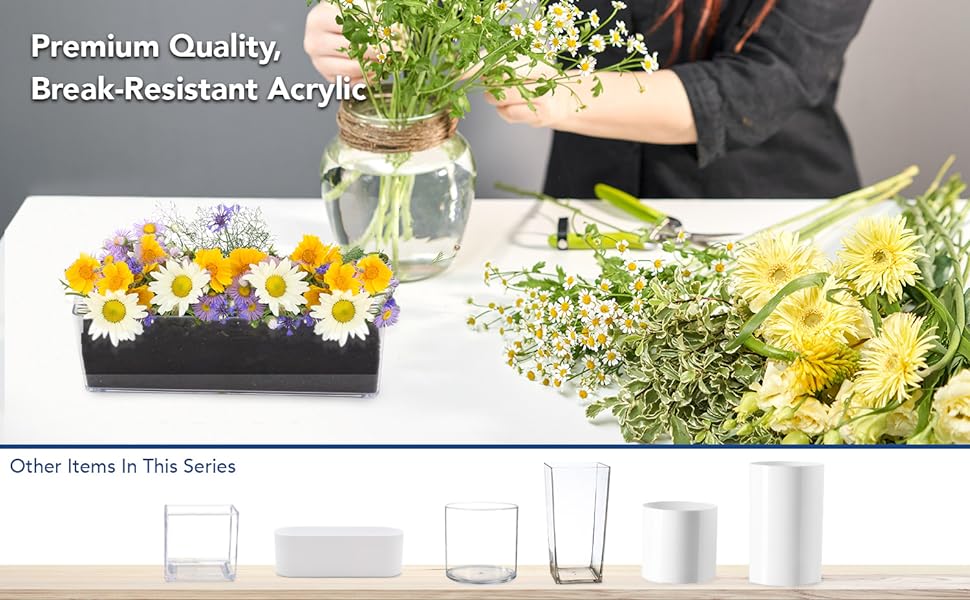 planter house plants bathroom accent bud square bubble candle holder container rectangle cheap event