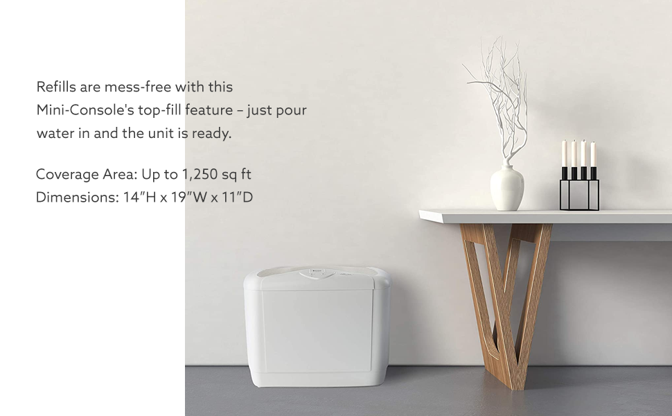 AIRCARE D-Series Small Home/Large Room Humidifier (1,250 sq ft, White)