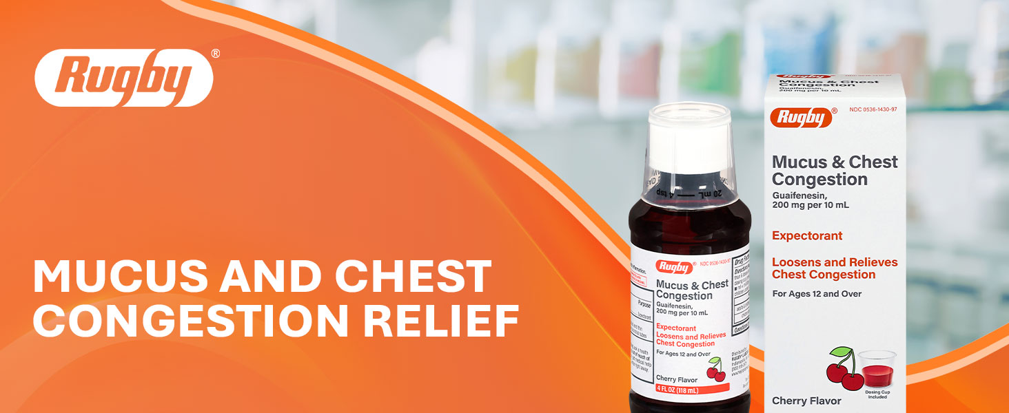 mucus chest congestion common cold cough relief pain reliever