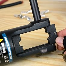 install die to crimp head