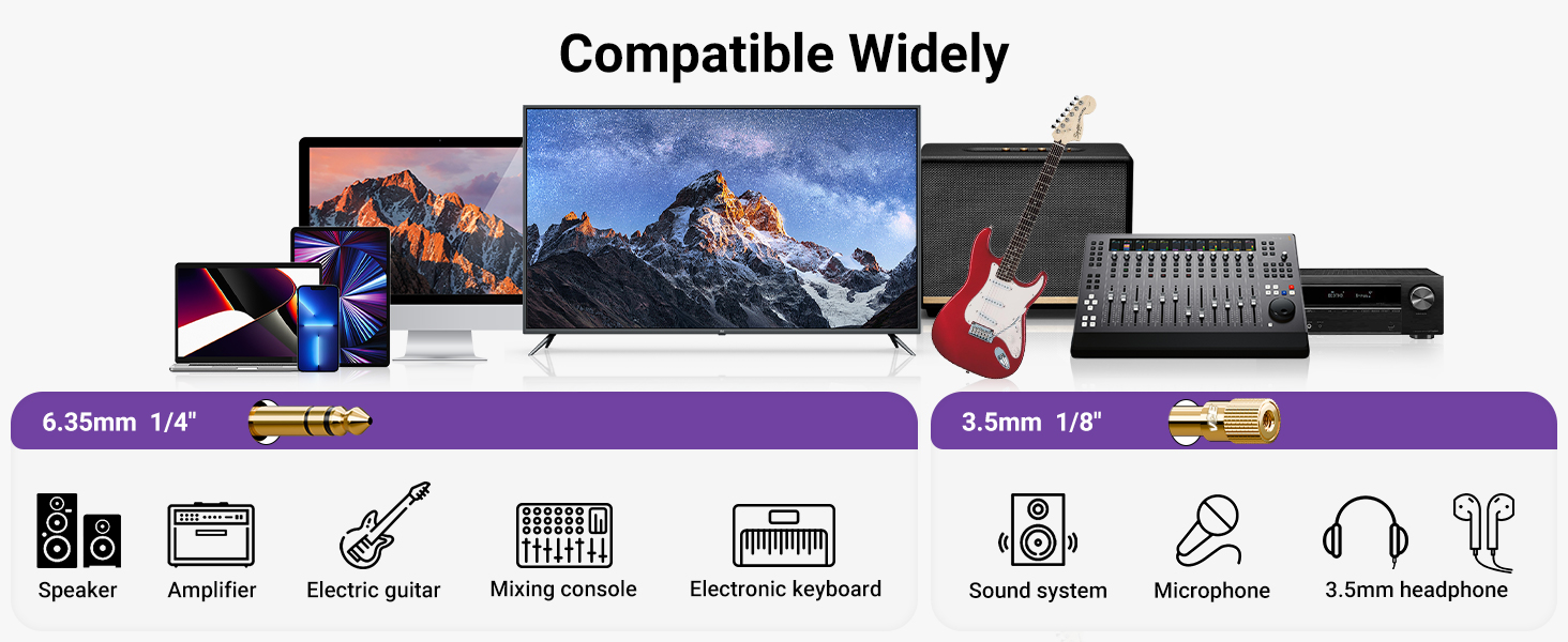 Device compatibility diagram showing connection options for multiple displays