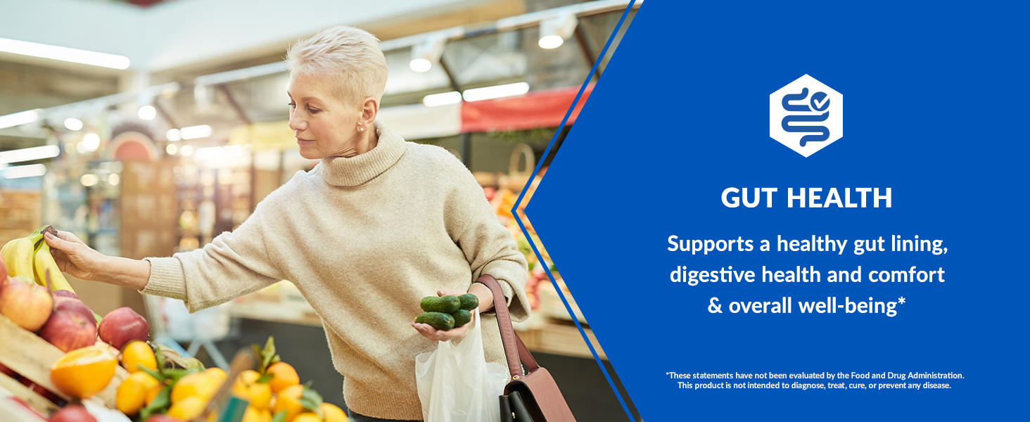 Support a healthy gut lining, digestive health and overall well-being