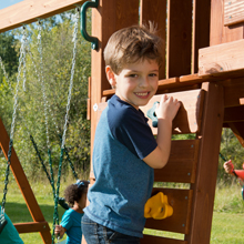 climbing rock wall, rock climbing wall, swing set climber, play set climber, climber with rock holds