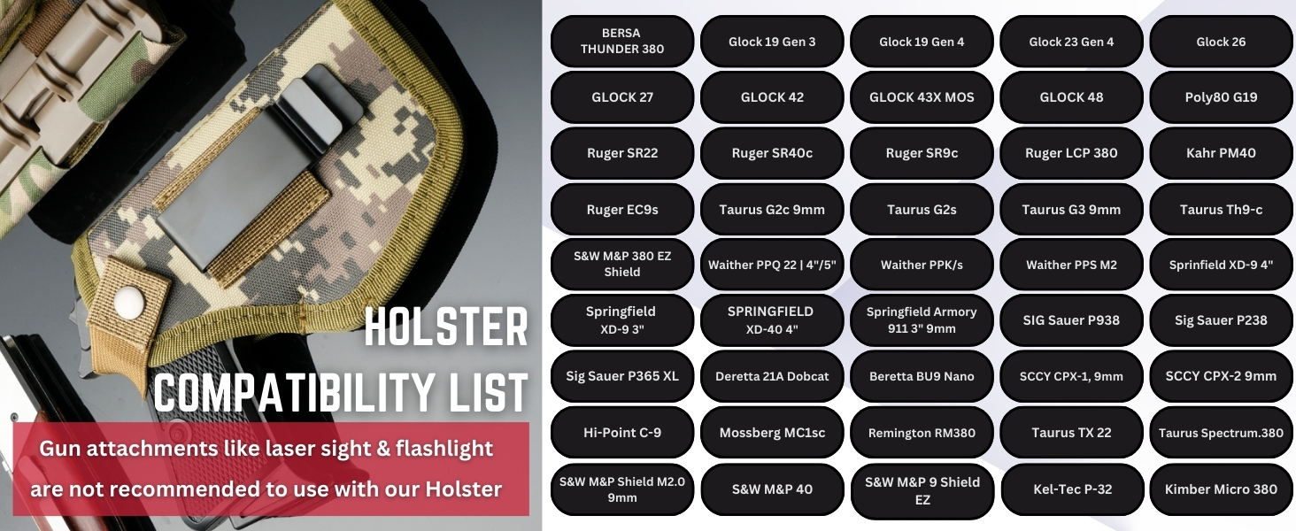 Gun Holsters for Men