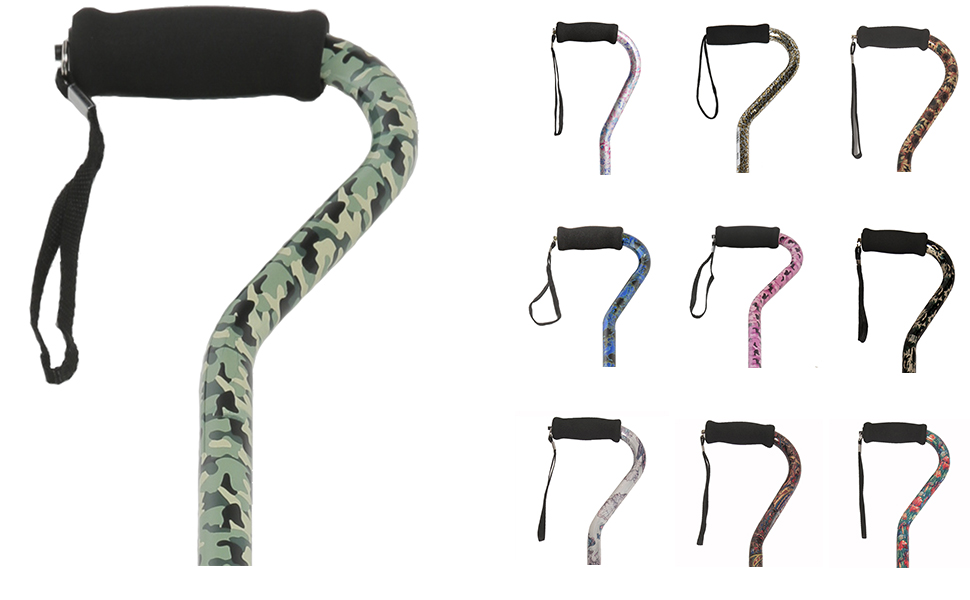 PCP Canes with Wrist Strap
