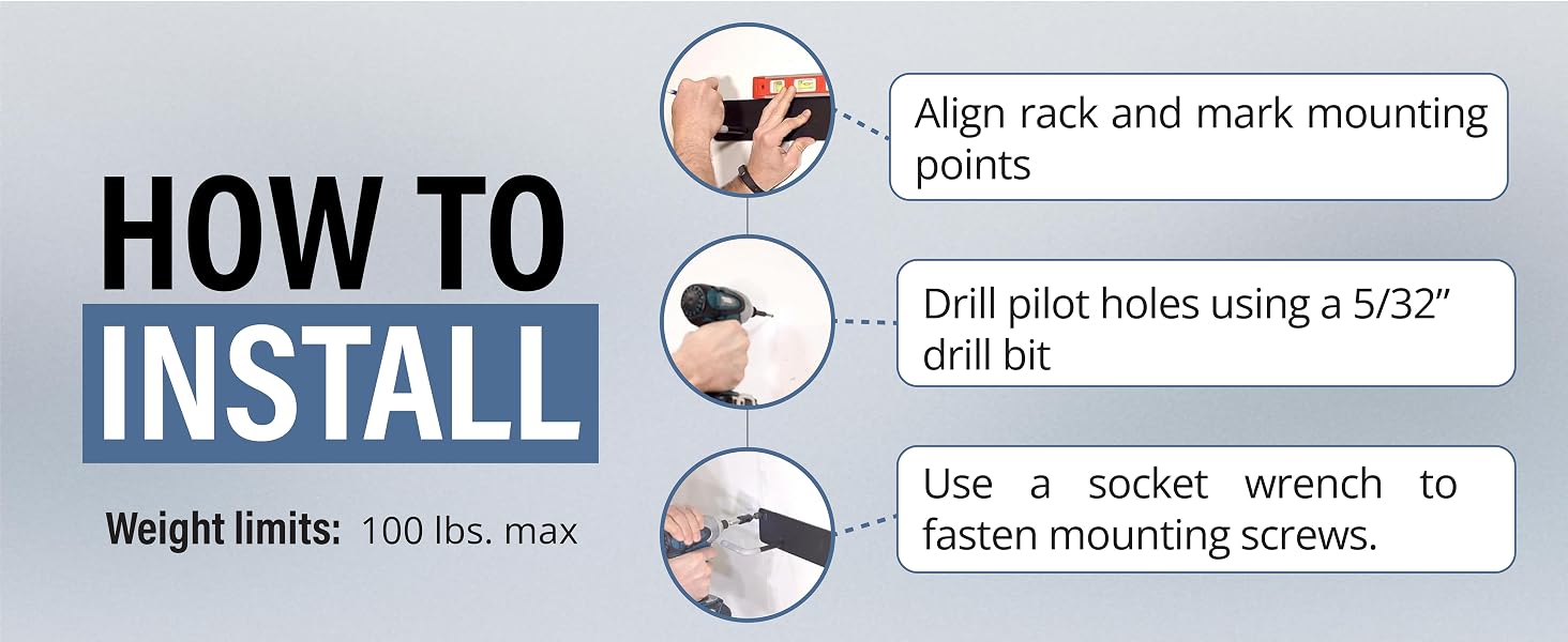 BLAT 2 Golf Bag Wall Mount